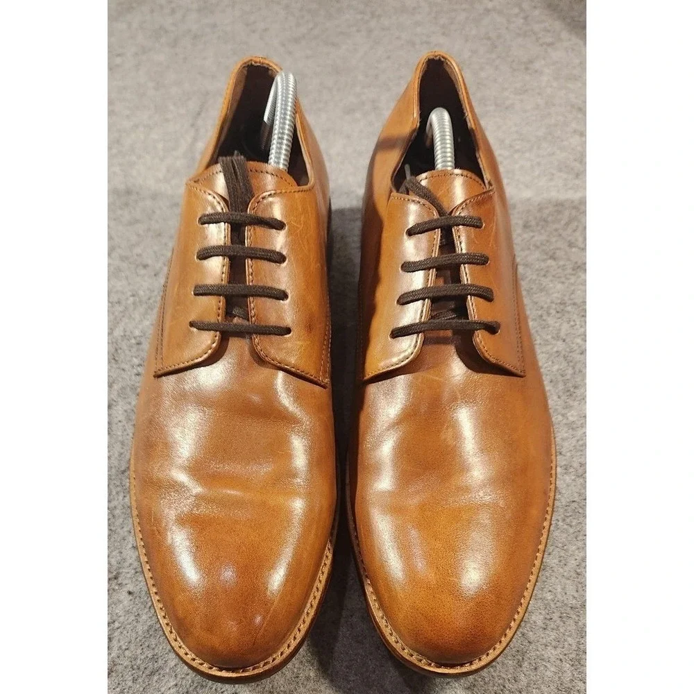 Gordon Rush Shoes Mens Size 11 Brown‎ Leather Derby Oxford Dress Lee Handcrafted